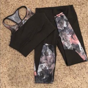 Matching Fabletic sports bra and leggings